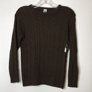 NWT Gap Long Sleeve Brown Sweater M Medium New With Tags